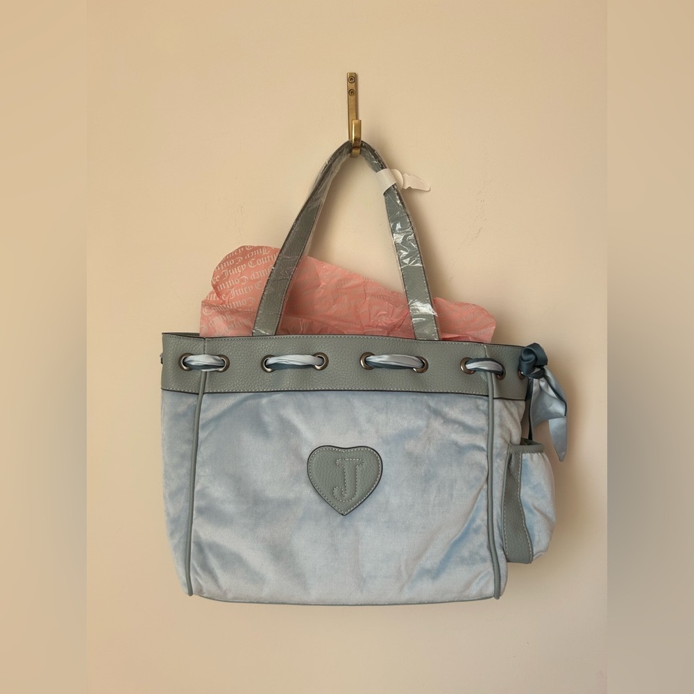 Viral Juicy Couture UK Blue Daydreamer Tote Bag - Picture 7 of 7